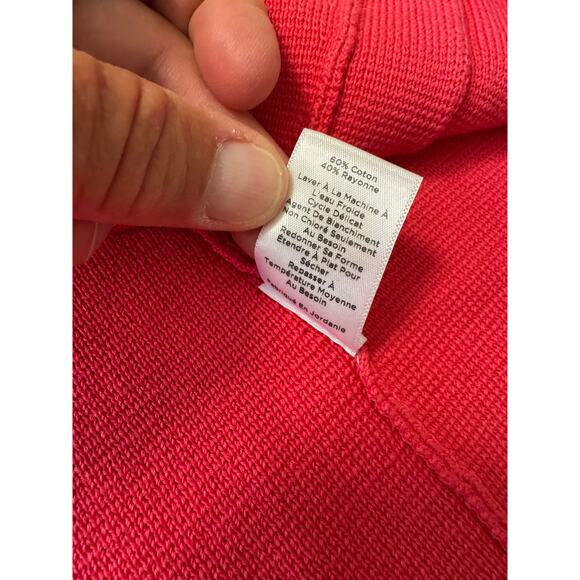 TALBOTS Sweater/Blazer/Jacket, size 2X; Cotton Blend with Ruffle; 2/3 Sleeves - Picture 10 of 12